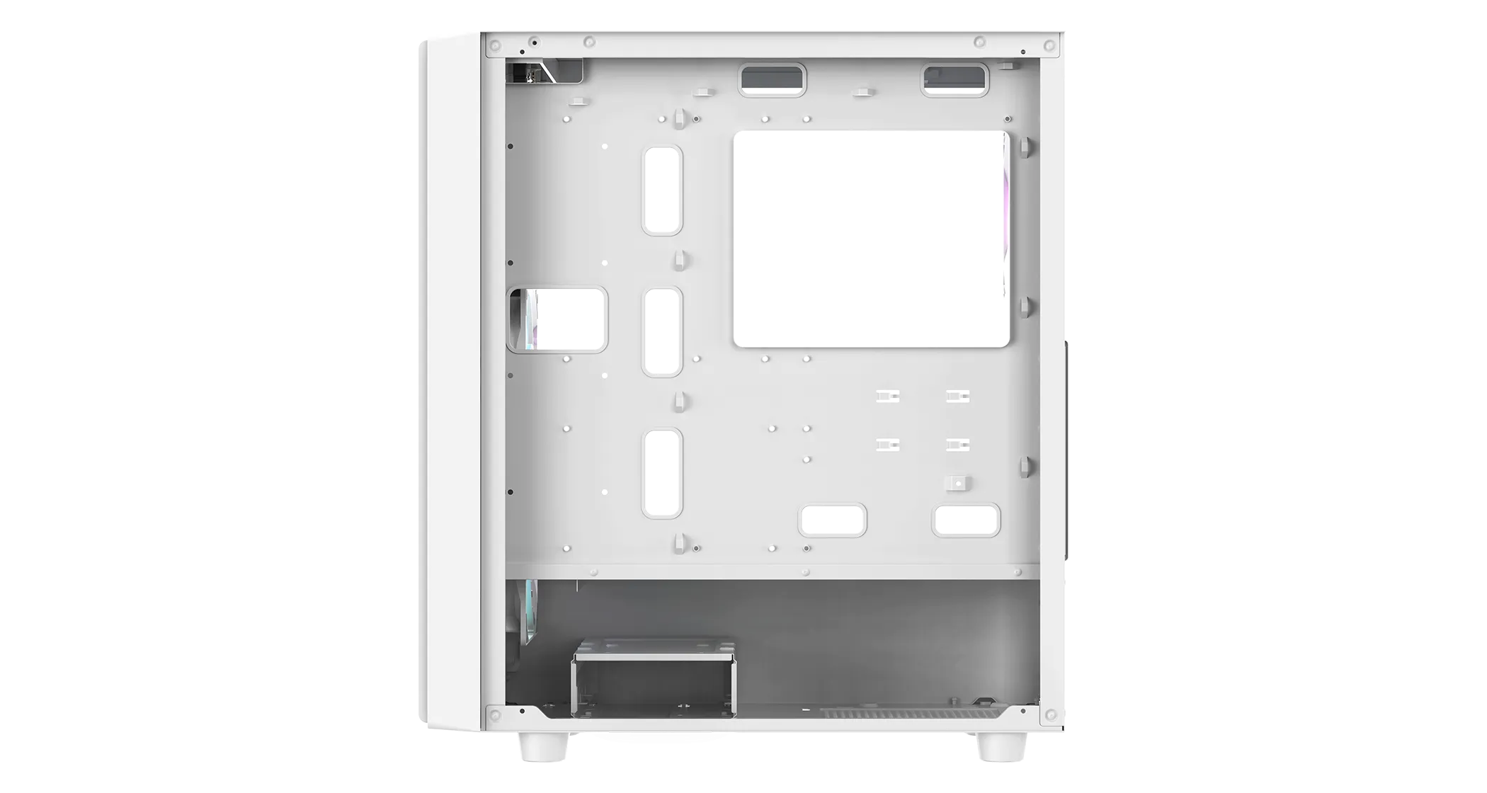 Корпус Ocypus Gamma C70 WH ARGB ATX/mATX/ITX 2xUSB Белый Gamma-C70-WHG400XX-GL — фото 6