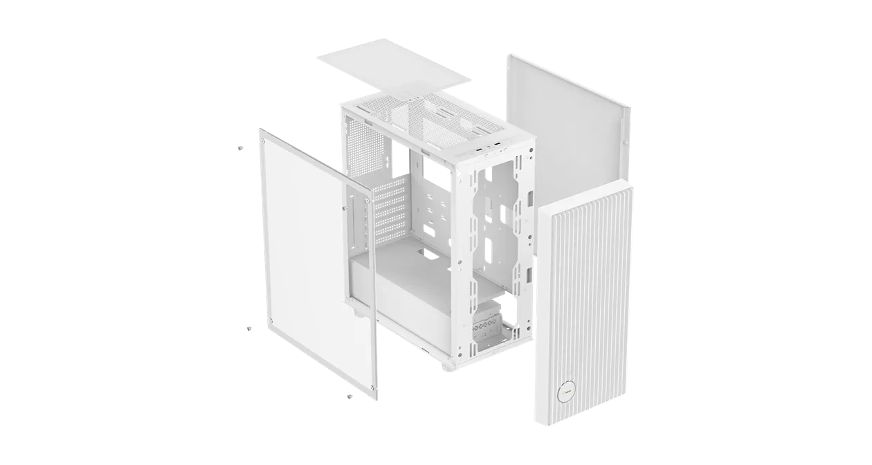 Корпус Ocypus Gamma C70 WH ATX/mATX/ITX 2xUSB Белый Gamma-C70-WHG000XX-GL — фото 8