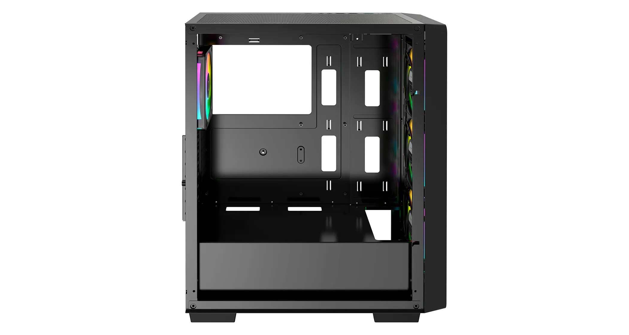 Корпус Ocypus Gamma C60 BK ARGB ATX/mATX/ITX 3xUSB Черный Gamma-C60-BKG400XX-GL — фото 5