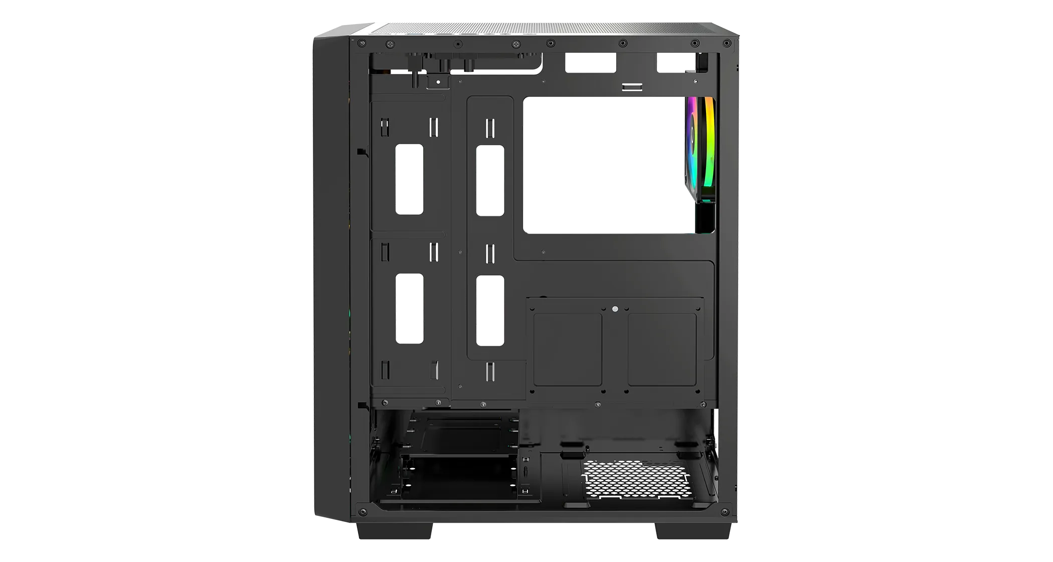 Корпус Ocypus Gamma C60 BK ARGB ATX/mATX/ITX 3xUSB Черный Gamma-C60-BKG400XX-GL — фото 6
