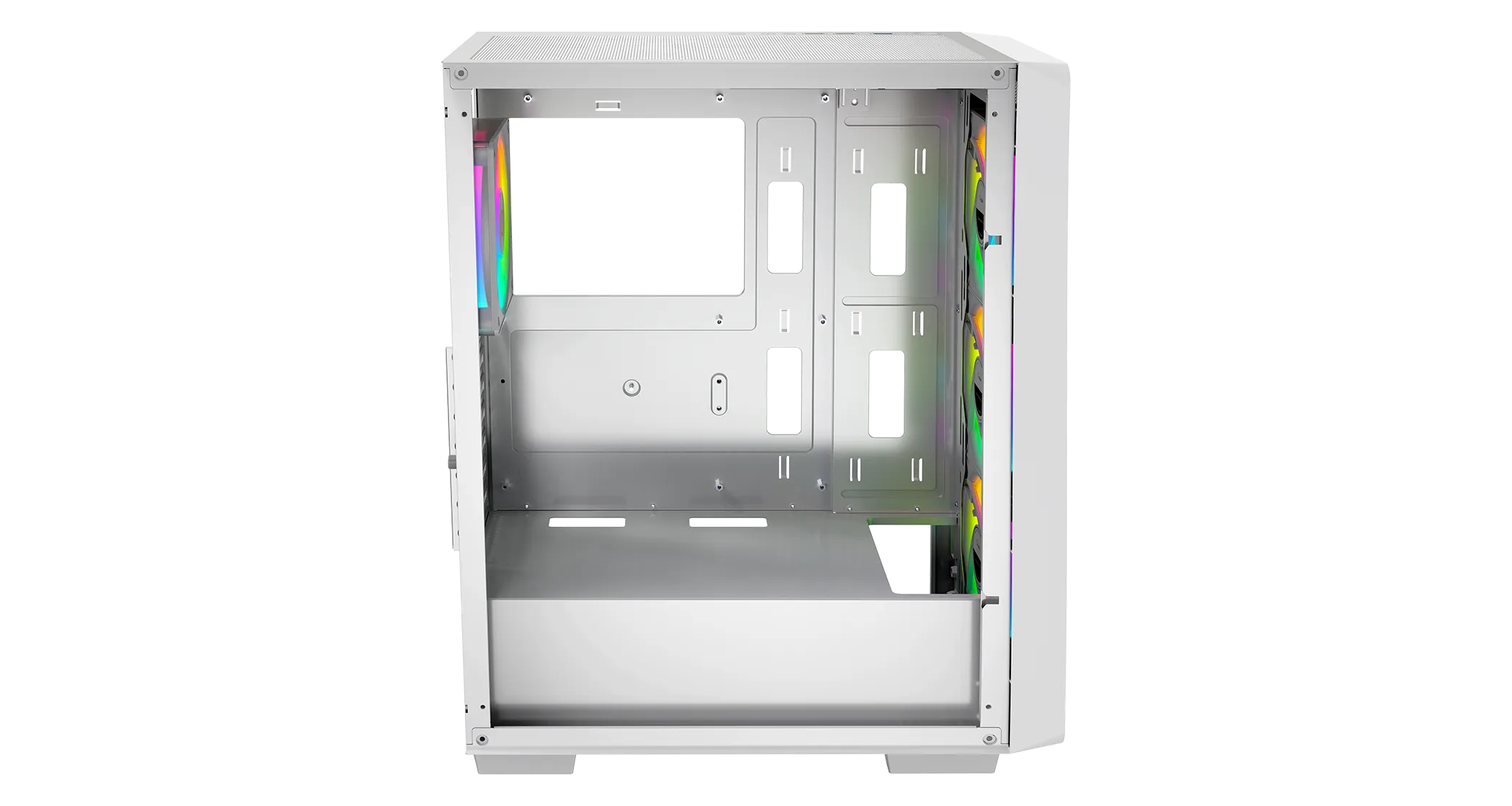 Корпус Ocypus Gamma C60 WH ARGB ATX/mATX/ITX 3xUSB Белый Gamma-C60-WHG400XX-GL — фото 5