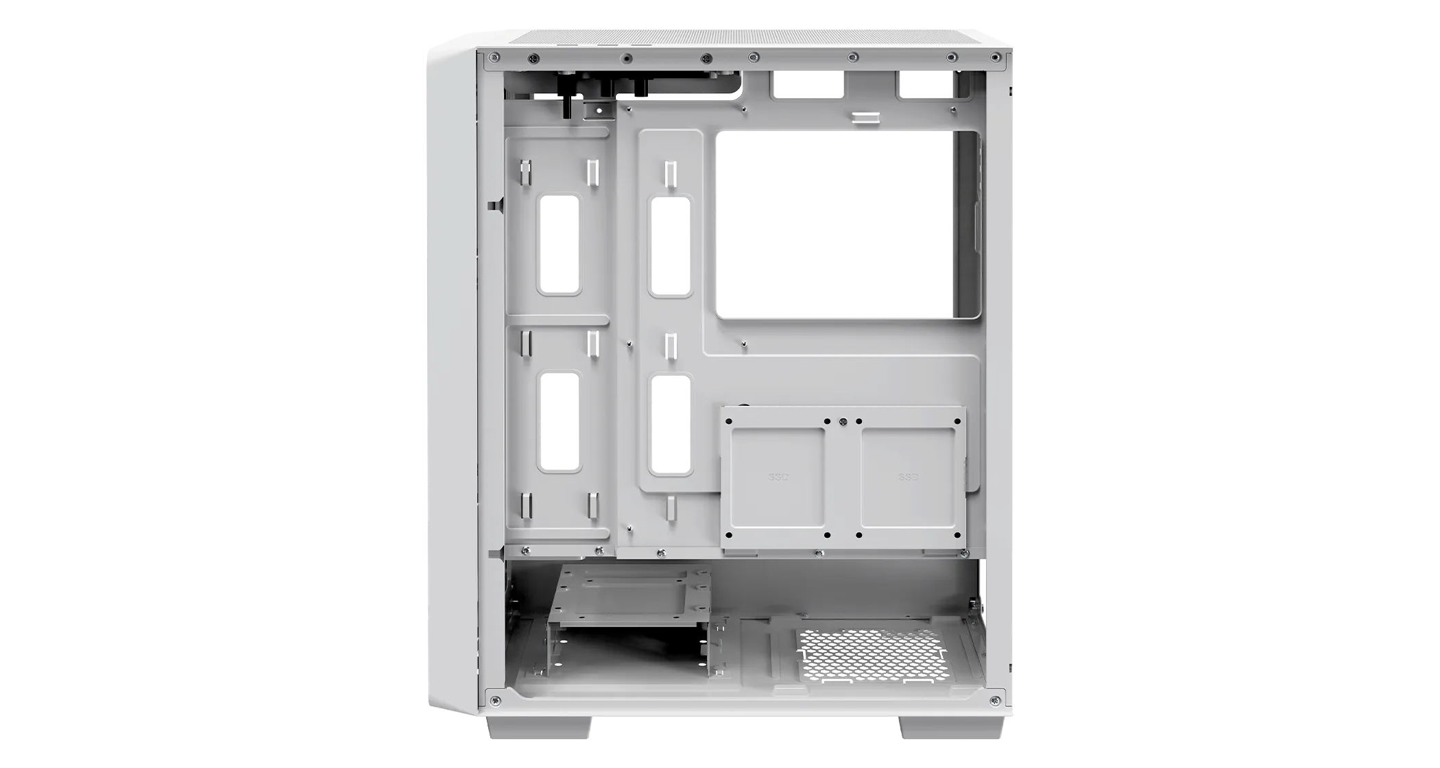 Корпус Ocypus Gamma C60 WH ATX/mATX/ITX 3xUSB Белый Gamma-C60-WHG000XX-GL — фото 6