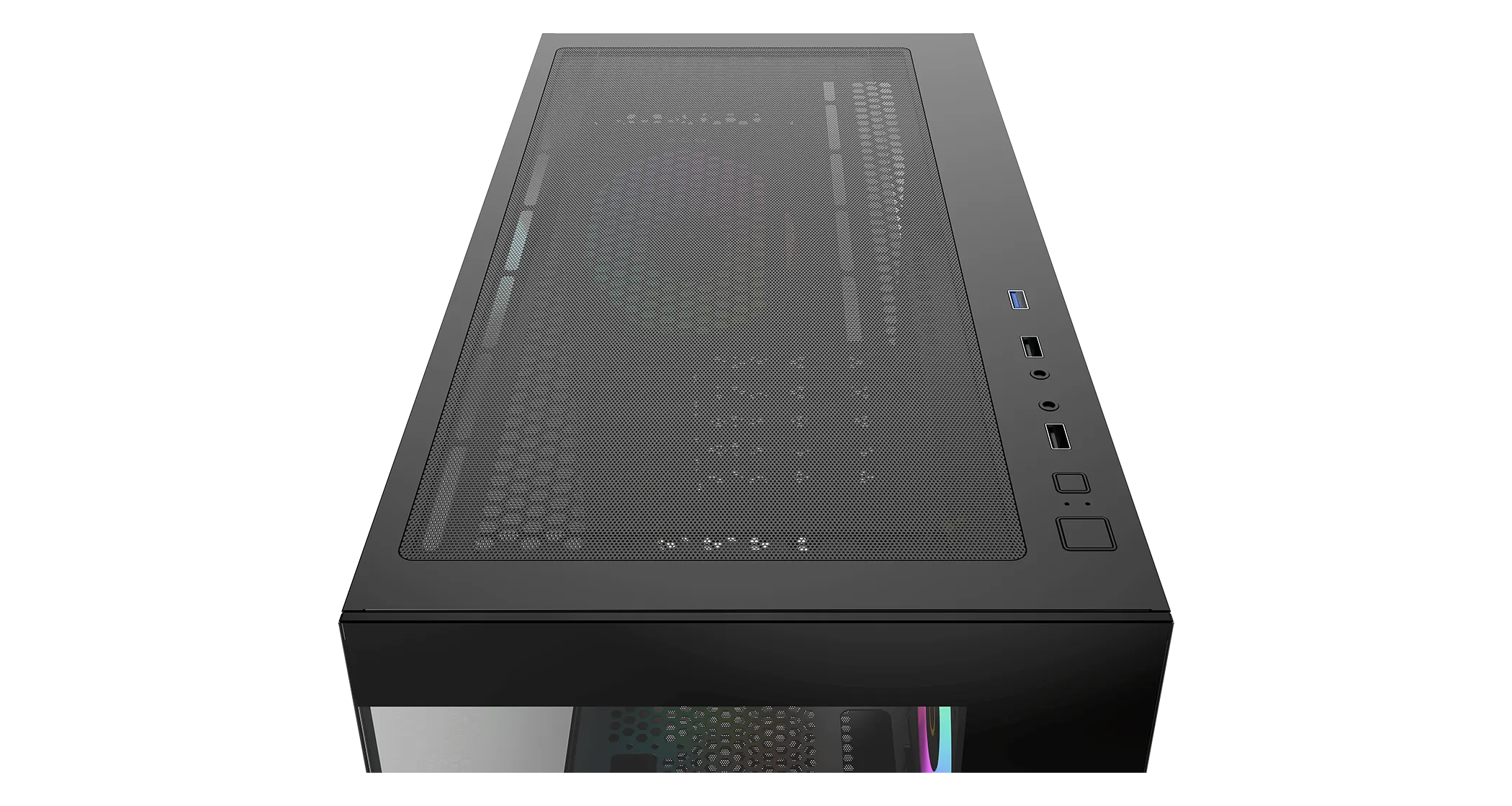 Корпус Ocypus Gamma C52 BK ARGB mATX/ITX 3xUSB Черный Gamma-C52-BKD300XX-GL — фото 7