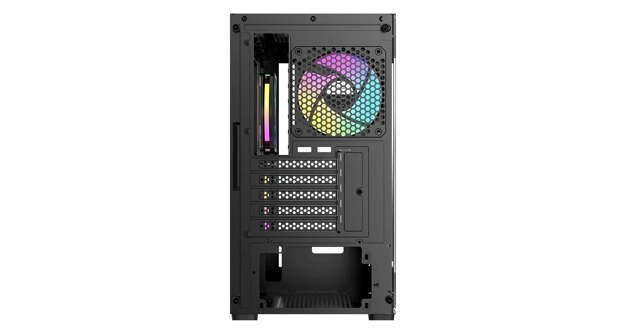 Корпус Ocypus Gamma C52 BK ARGB mATX/ITX 3xUSB Черный Gamma-C52-BKD300XX-GL — фото 4