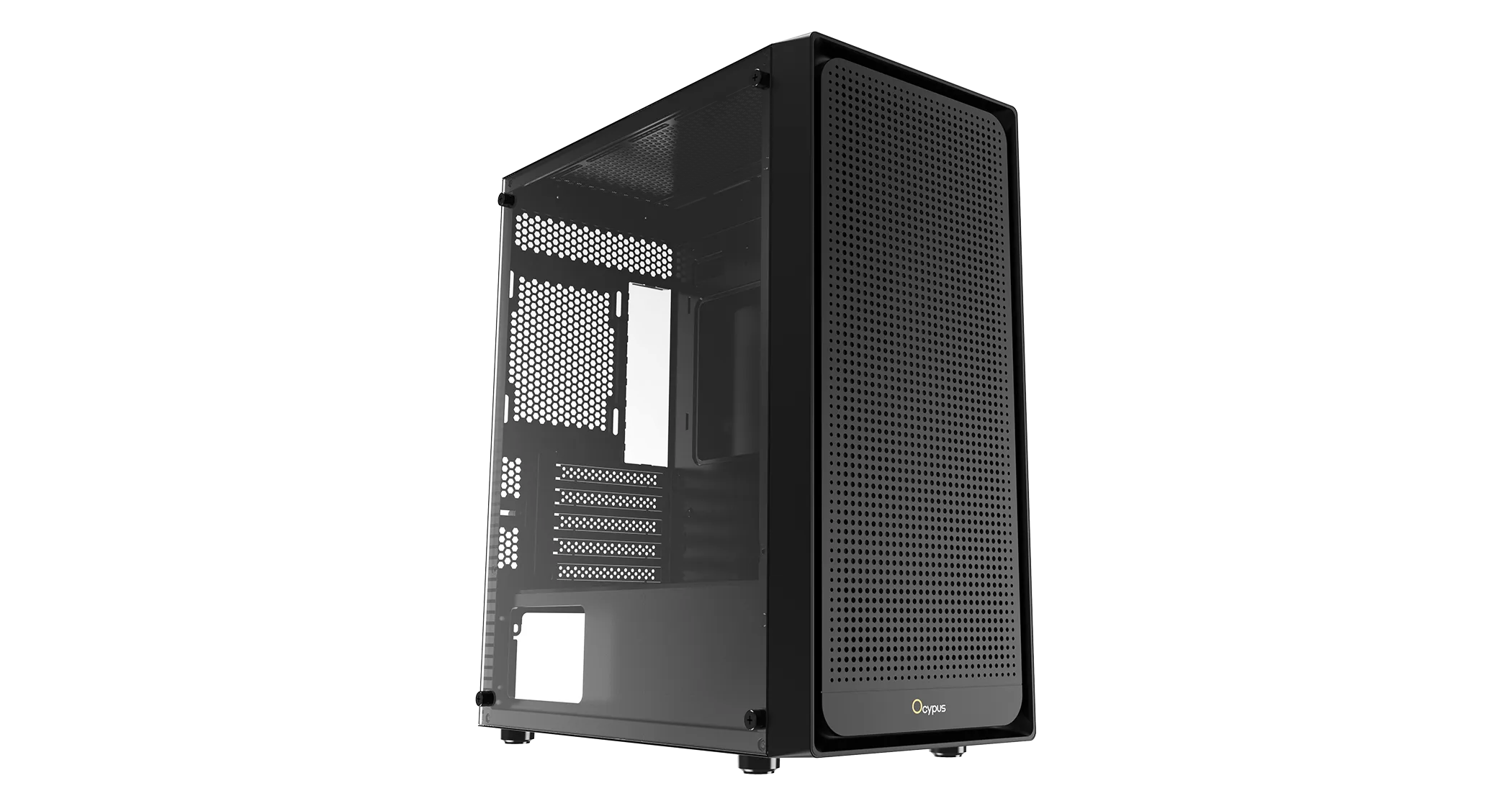 Корпус Ocypus Gamma C50 BK mATX/ITX 3xUSB Черный Gamma-C50-BKG000XX-GL