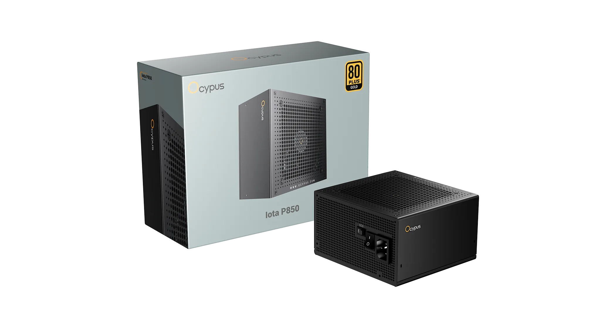 Блок питания Ocypus  850W, Iota P850, Full Modular, 80+ GOLD, 91%, Черный, Iota-P850-G1FFBK024X-EU — фото 6