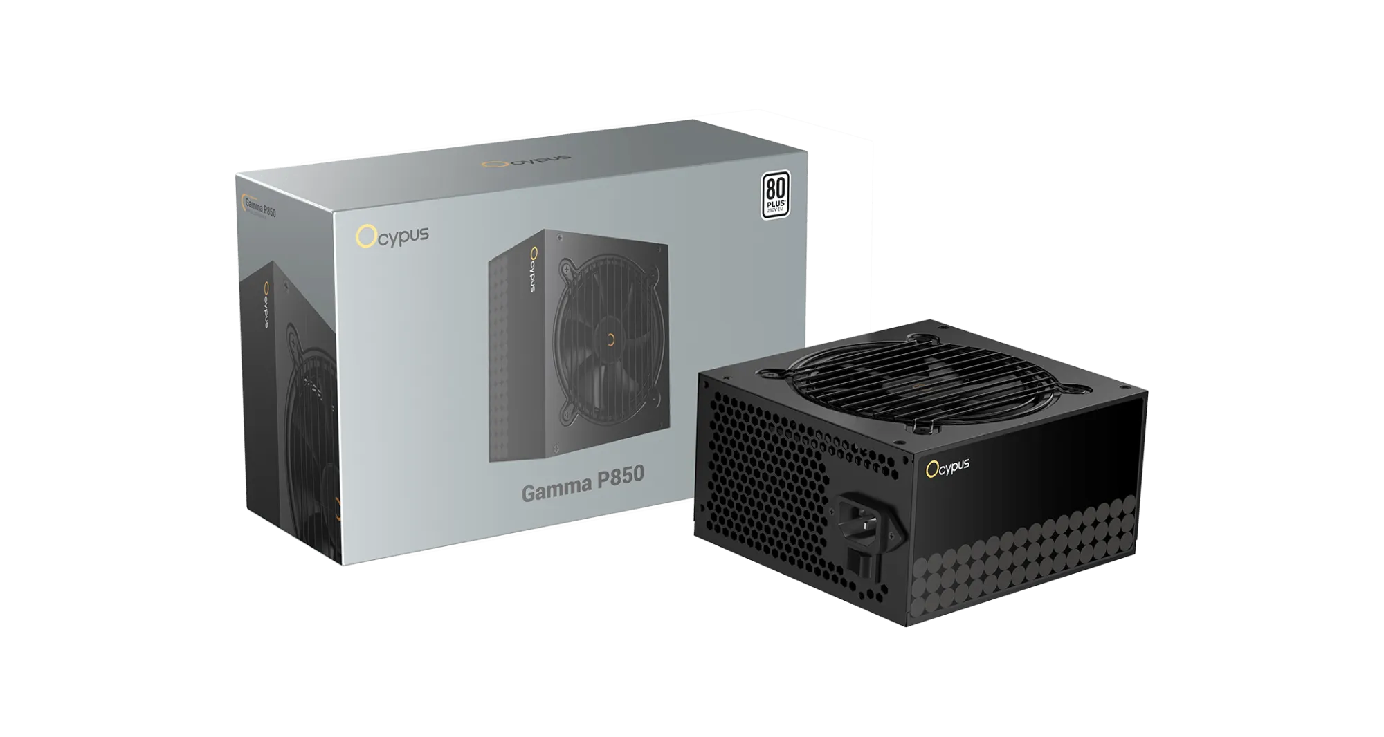 Блок питания Ocypus  850W, Gamma P850, Non modular, 80+ WHITE, 85%, Черный, Gamma-P850-W1HDBK024X-EU — фото 5