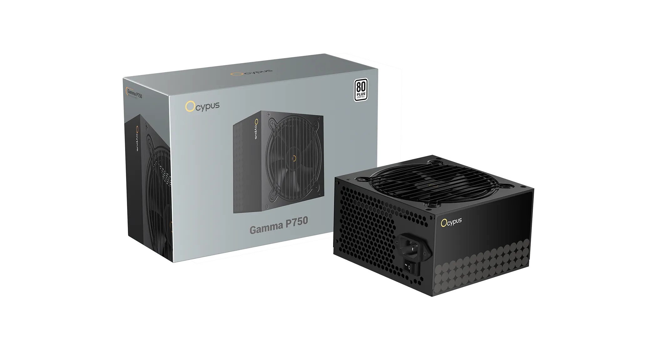 Блок питания Ocypus  750W, Gamma P750, Non modular, 80+ WHITE, 85%, Черный, Gamma-P750-W1HDBK024X-EU — фото 6