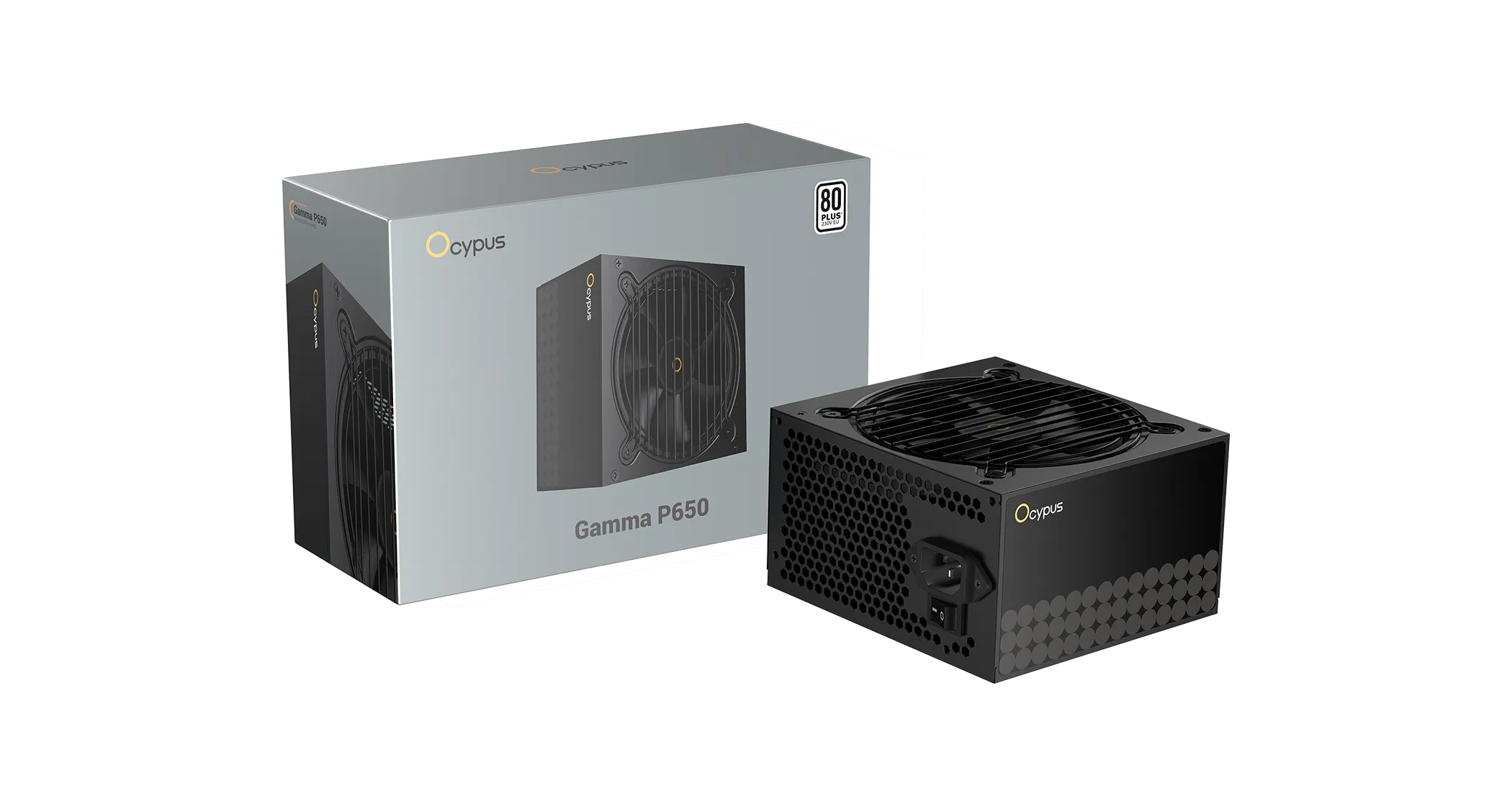 Блок питания Ocypus  650W, Gamma P650, Non modular, 80+ WHITE, 85%, Черный, Gamma-P650-W1HDBK024X-EU — фото 5