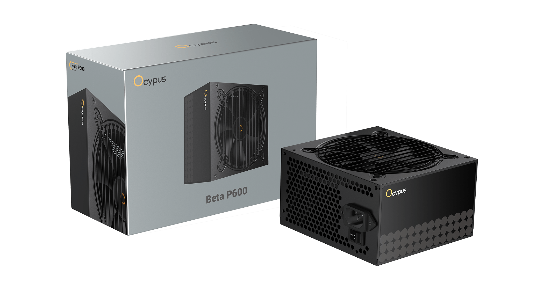 Блок питания Ocypus Beta P600 Черный 600W Non modular, Beta-P600-N1HDBK024X-EU