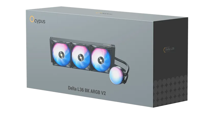 Водяное охлаждение для CPU Ocypus Delta L36 BK ARGB V2 3x120mm Черный Delta-L36-BK3AAWNN02X-GL — фото 6