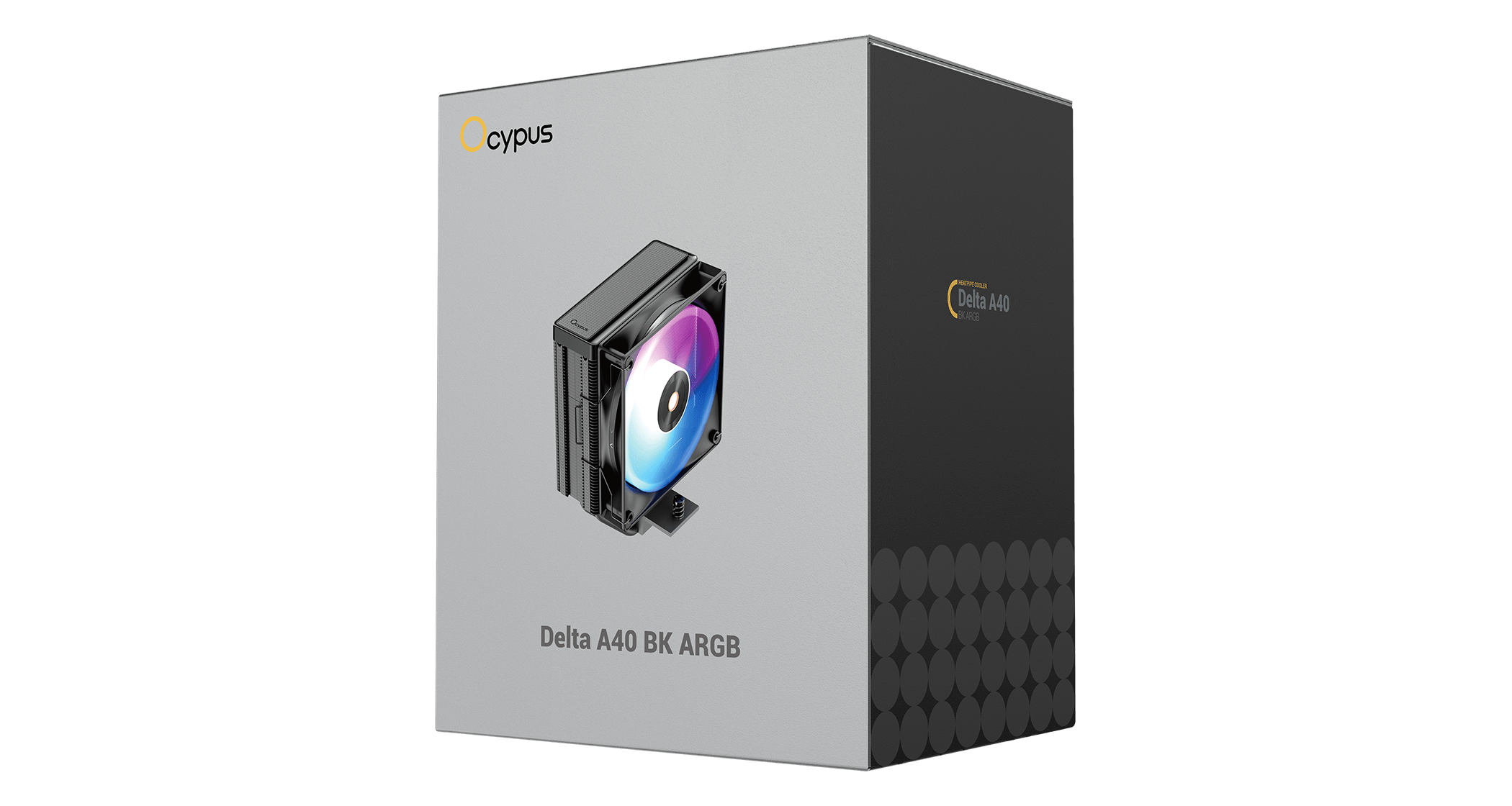 Вентилятор для процессора Ocypus Delta A40 BK ARGB TDP 220W 4-pin 1851/1700/1200/115X/AM5/AM4 Черный