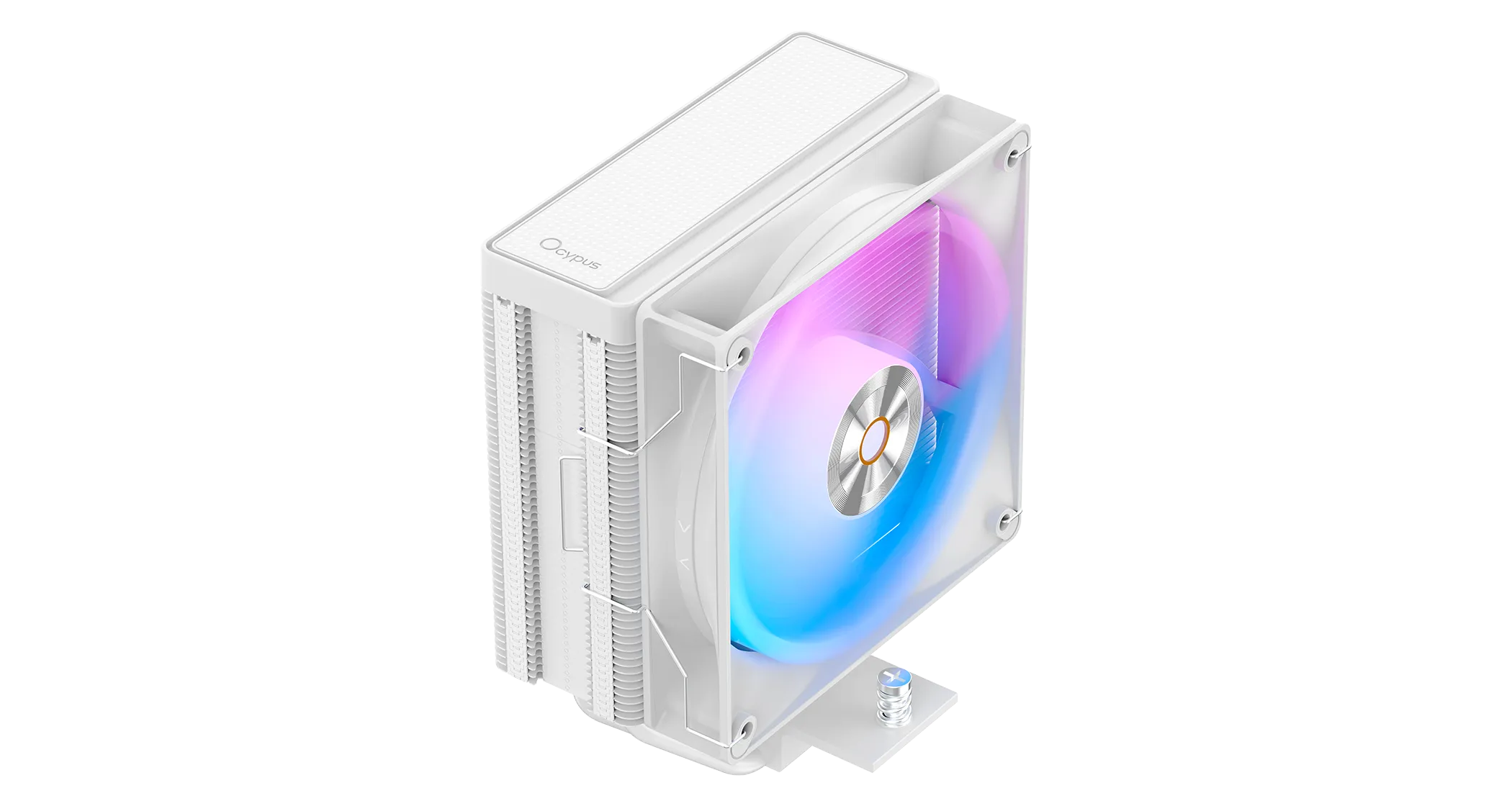 Вентилятор для процессора Ocypus Delta A40 WH ARGB TDP 220W 4-pin 1851/1700/1200/115X/AM5/AM4 Белый