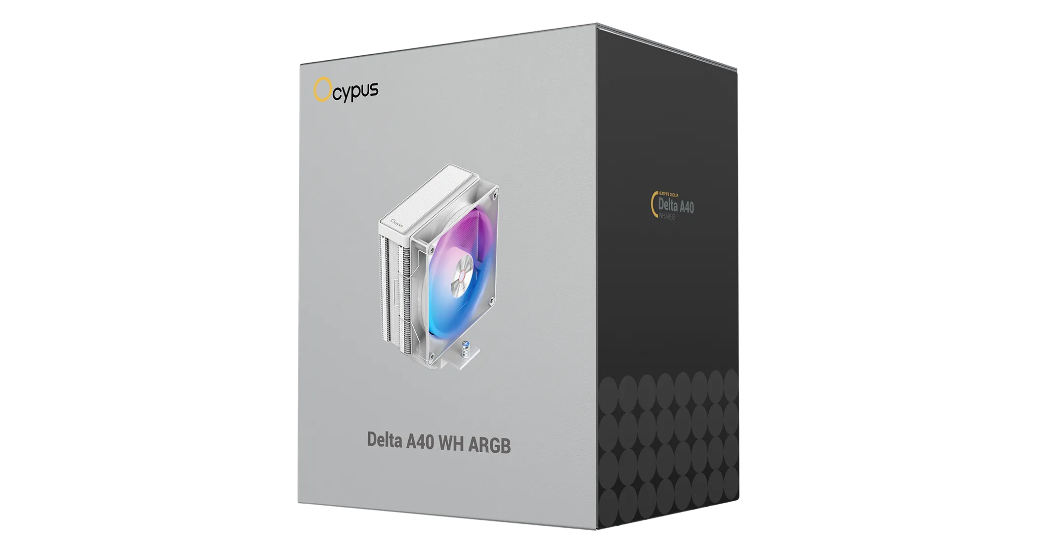Вентилятор для процессора Ocypus Delta A40 WH ARGB TDP 220W 4-pin 1851/1700/1200/115X/AM5/AM4 Белый — фото 7