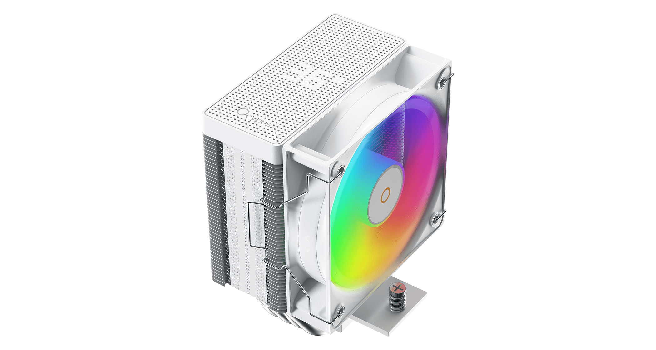 Вентилятор для процессора Ocypus Gamma A40 WH ARGB Digital TDP200W 1851/1700/1200/115X/AM5/AM4 Белый