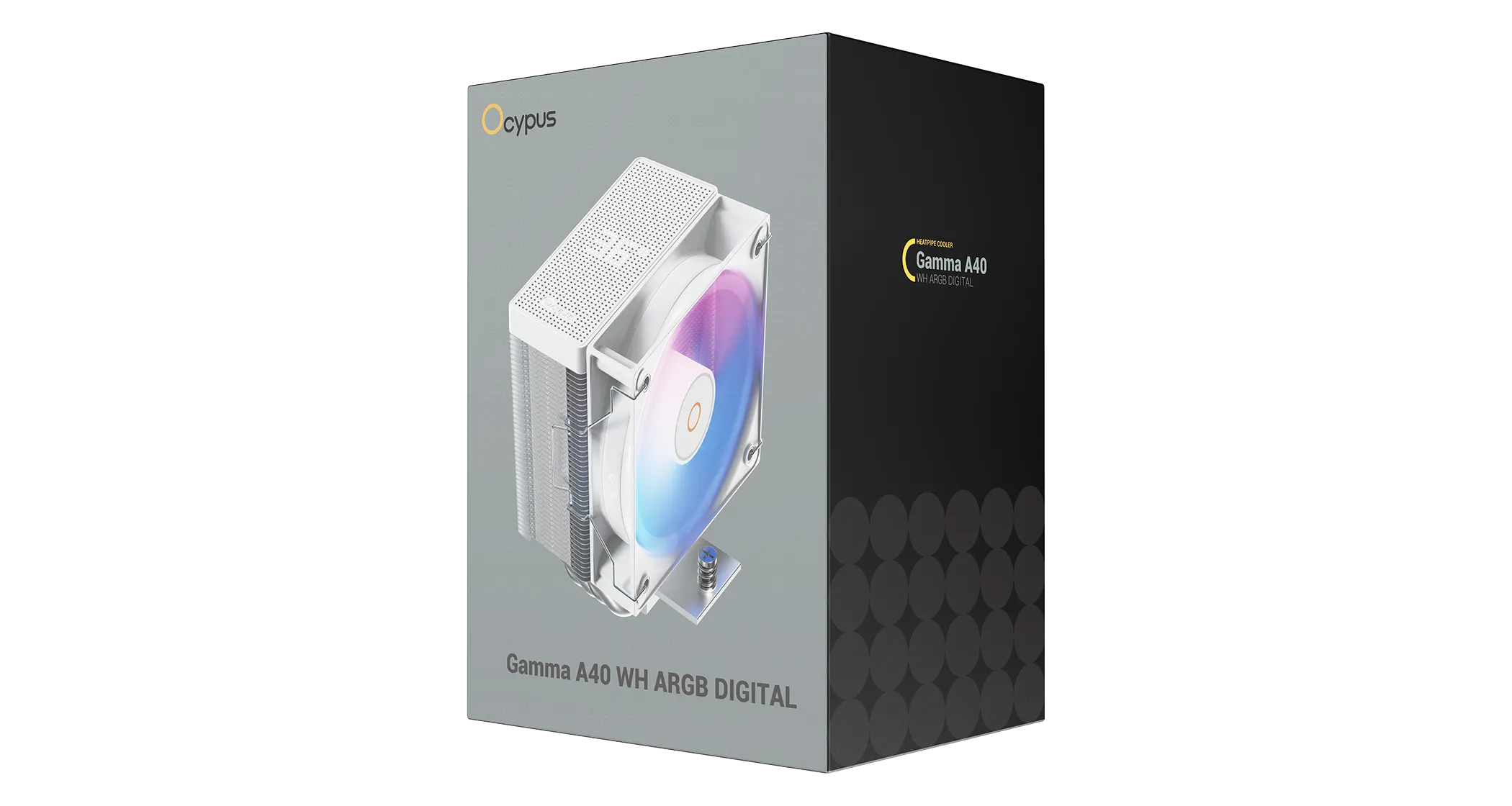 Вентилятор для процессора Ocypus Gamma A40 WH ARGB Digital TDP200W 1851/1700/1200/115X/AM5/AM4 Белый — фото 7
