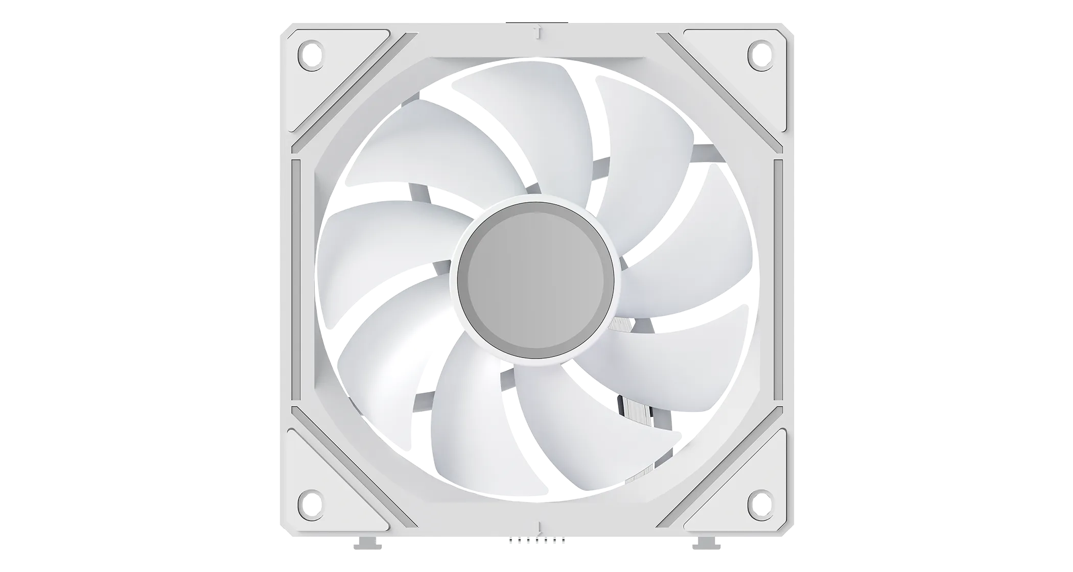 Вентилятор для корпуса Ocypus Gamma F12 UNI WH ARGB 3-IN-1 3x(123x120x25mm) 800-1800RPM 53CFM Белый — фото 4