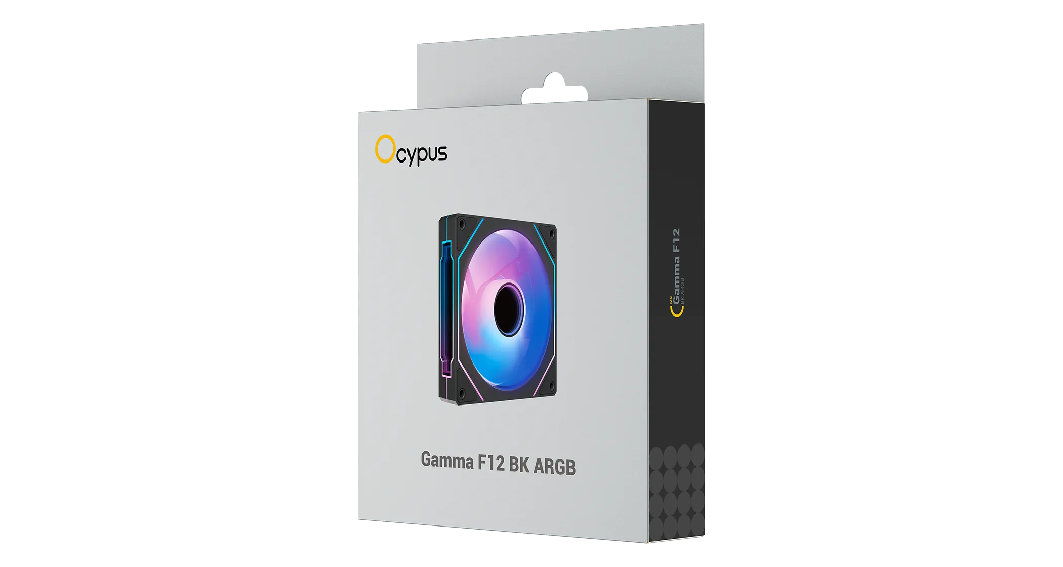 Вентилятор для корпуса Ocypus Gamma F12 BK ARGB 1x(120x120x25mm) 800-1600RPM 50CFM Черный — фото 4