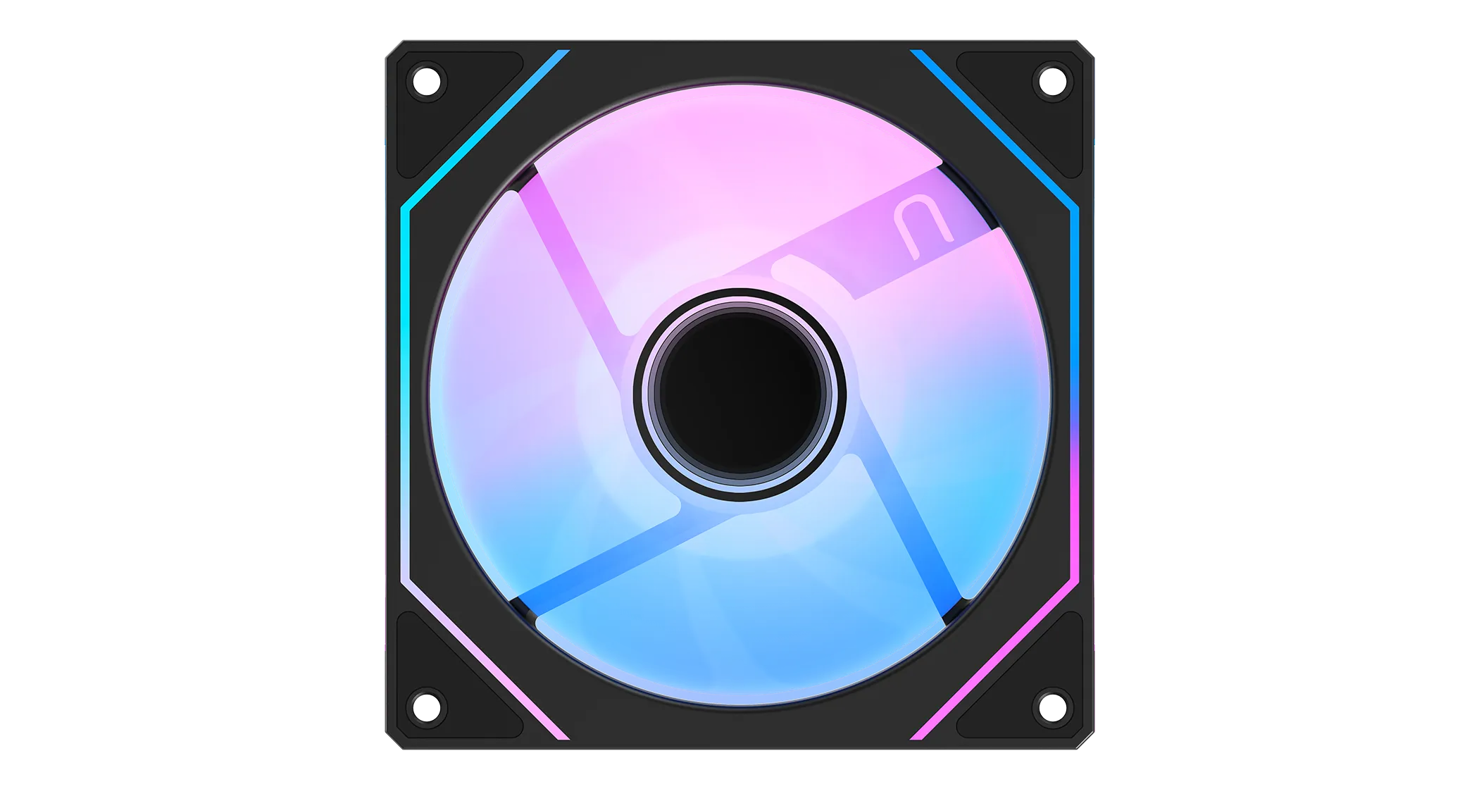 Вентилятор для корпуса Ocypus Gamma F12 BK ARGB 1x(120x120x25mm) 800-1600RPM 50CFM Черный — фото 2