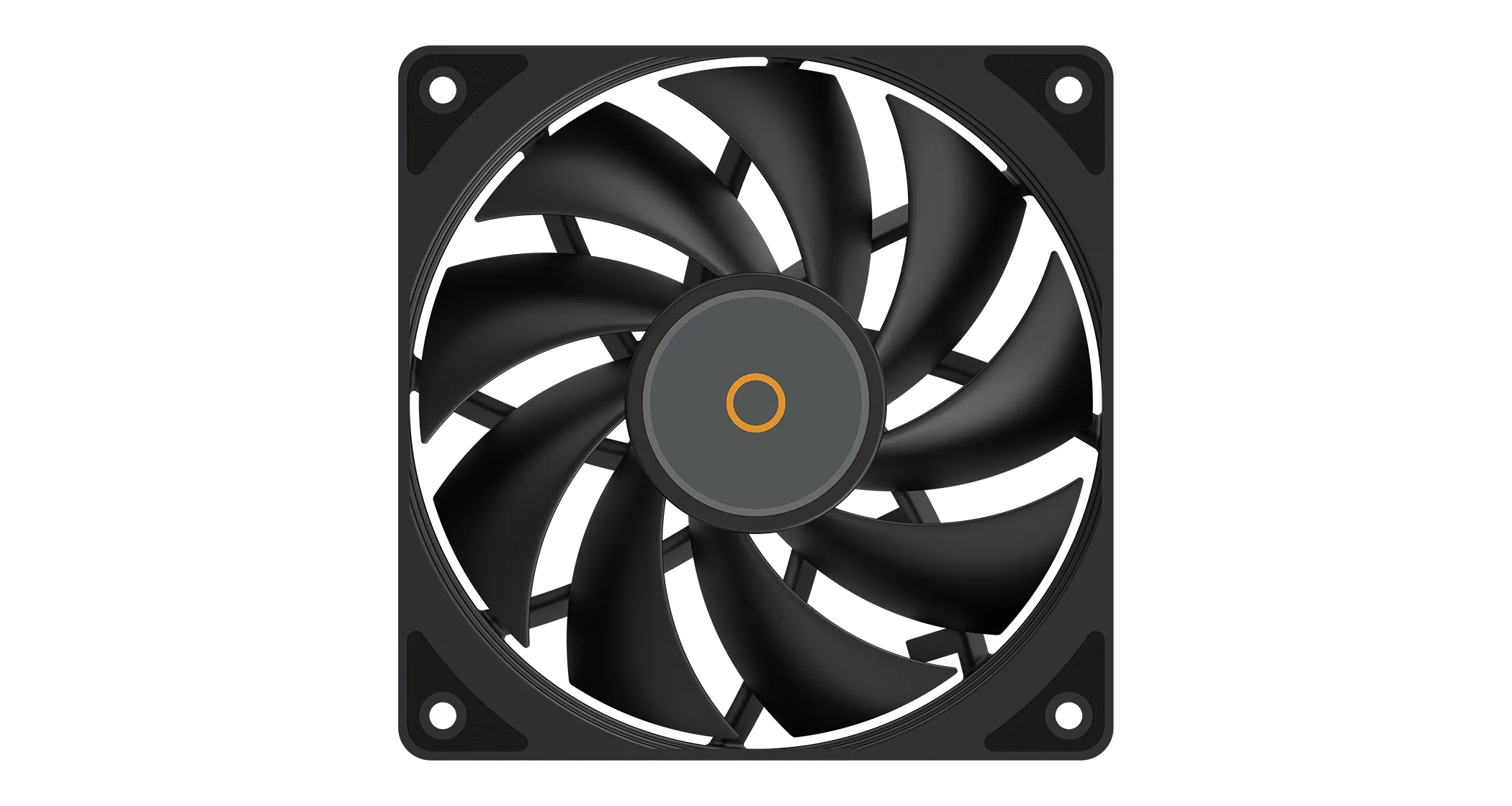 Вентилятор для корпуса Ocypus Gamma F12 BK 1x(120x120x25mm) 1300RPM 44.5CFM Черный — фото 2