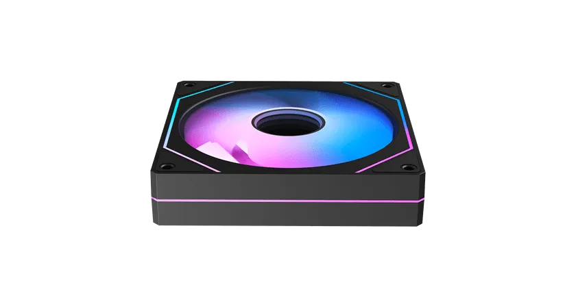 Вентилятор для корпуса Ocypus Gamma F12 BK ARGB REVERSE BLADE 120x120x25mm 800-1600RPM Черный — фото 3
