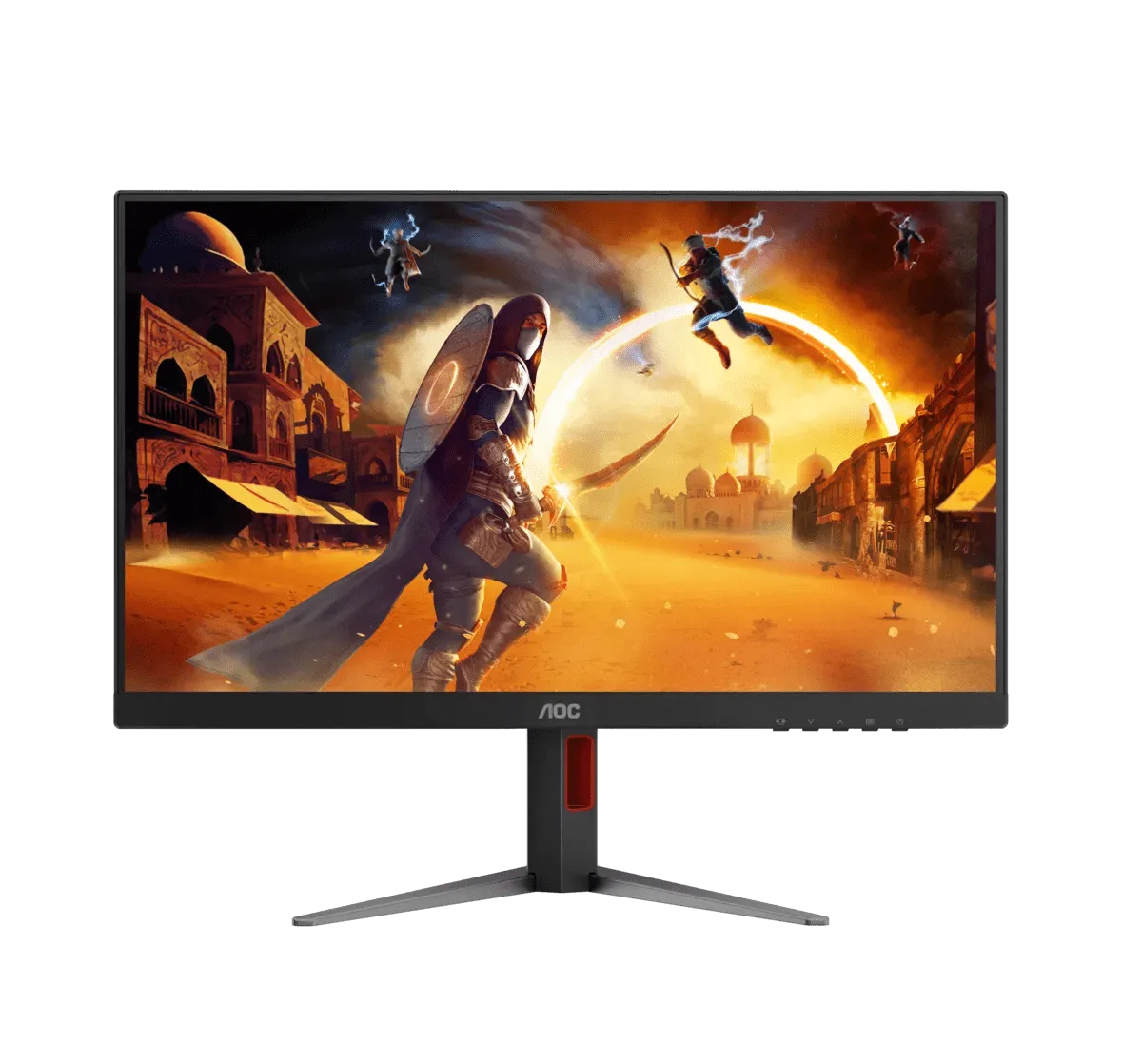 Монитор Игровой 27" AOC 27G4HA IPS 1920x1080 200Hz 0.5ms 300cd/m 1000:1 2xHDMI DP HAS 2Wx2 Black