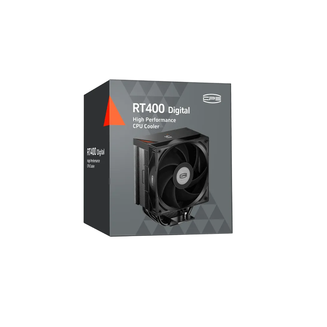 Вентилятор для процессора PCCooler RT400 Digital BK TDP 240W 4-pin 18XX/1700/1200/AM5/AM4 Черный — фото 9