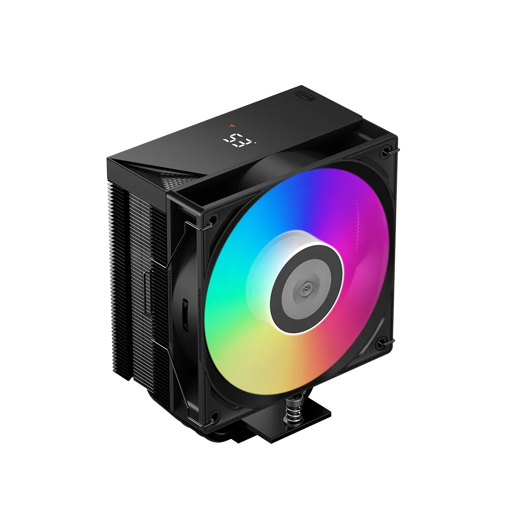 Вентилятор для процессора PCCooler RT500 Digital ARGB BK 245W 4pin 18XX/1700/1200/AM5/AM4 Черный