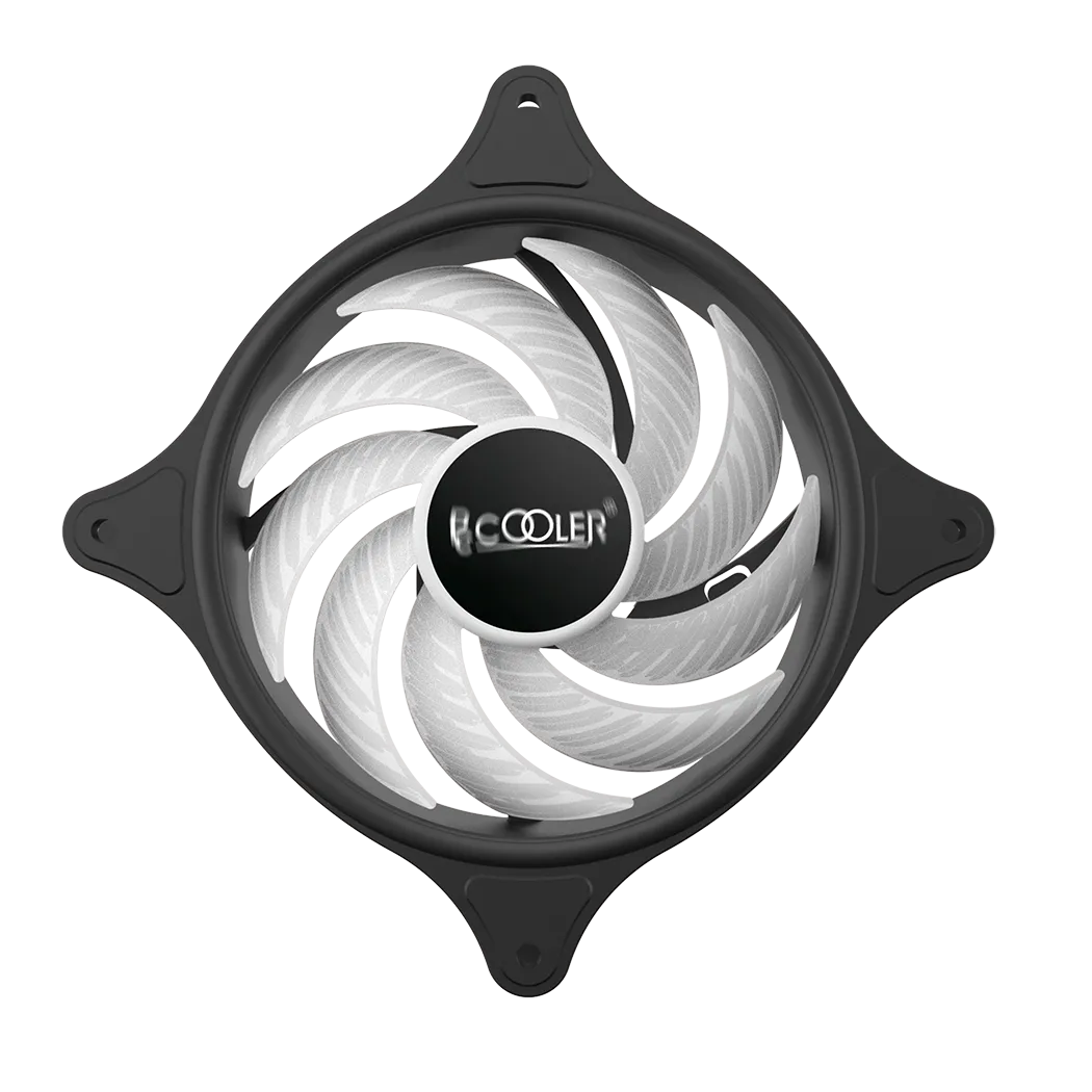 Вентилятор для корпуса PCCooler FX 120 ARGB BK 1x(120x120x25mm) 1000-2000 RPM 52,79CFM Black — фото 5