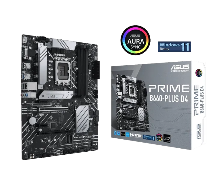 Материнская плата ASUS PRIME B660-PLUS D4, LGA1700 4xDDR4 4xSATA3 3xM.2 RAID D-Sub HDMI DP ATX — фото 7