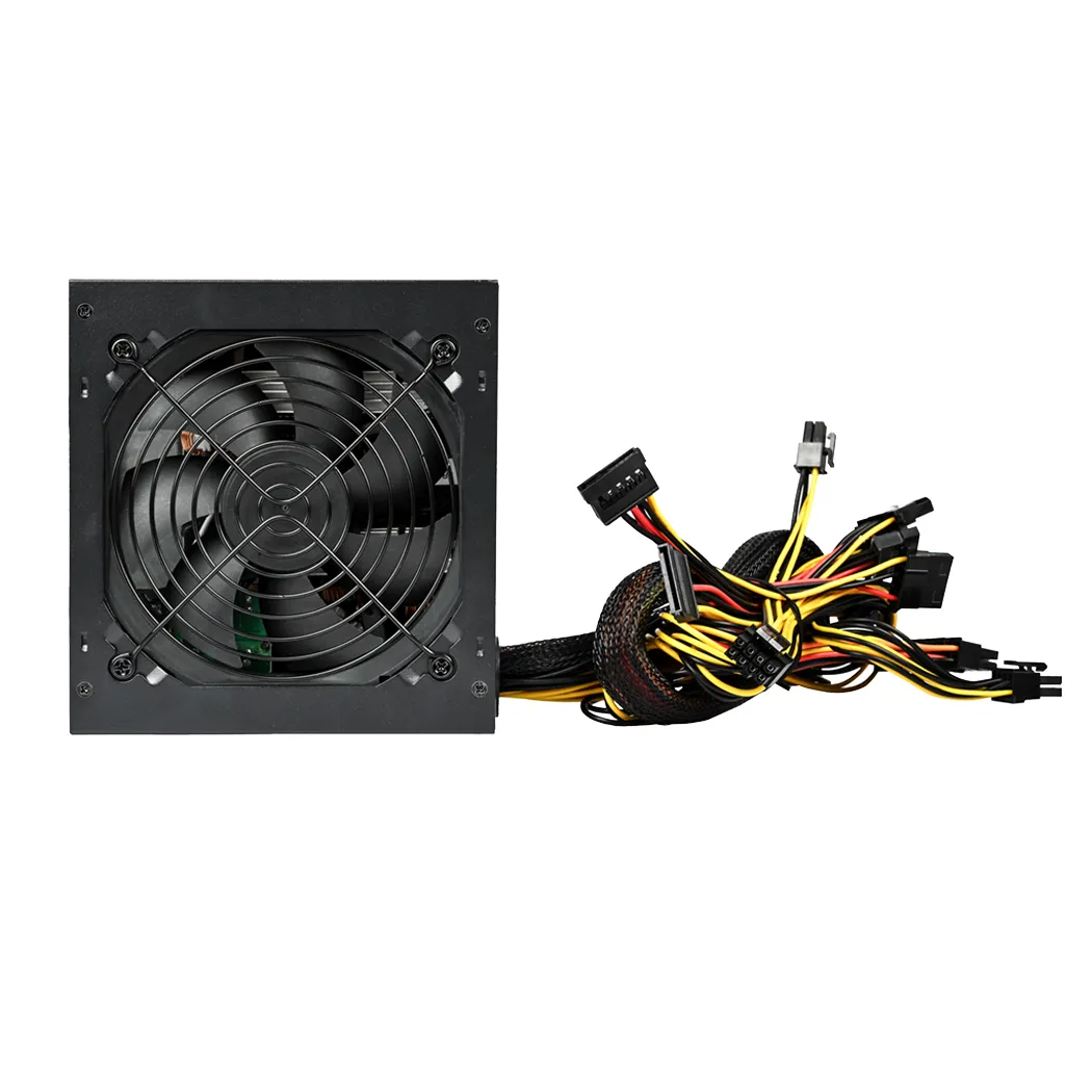 Блок питания PCCooler  700W, HW700-NP, Non Modular, 80+, КПД ≥80%, ATX, Fan 120mm, Черный, HW700-NP — фото 3