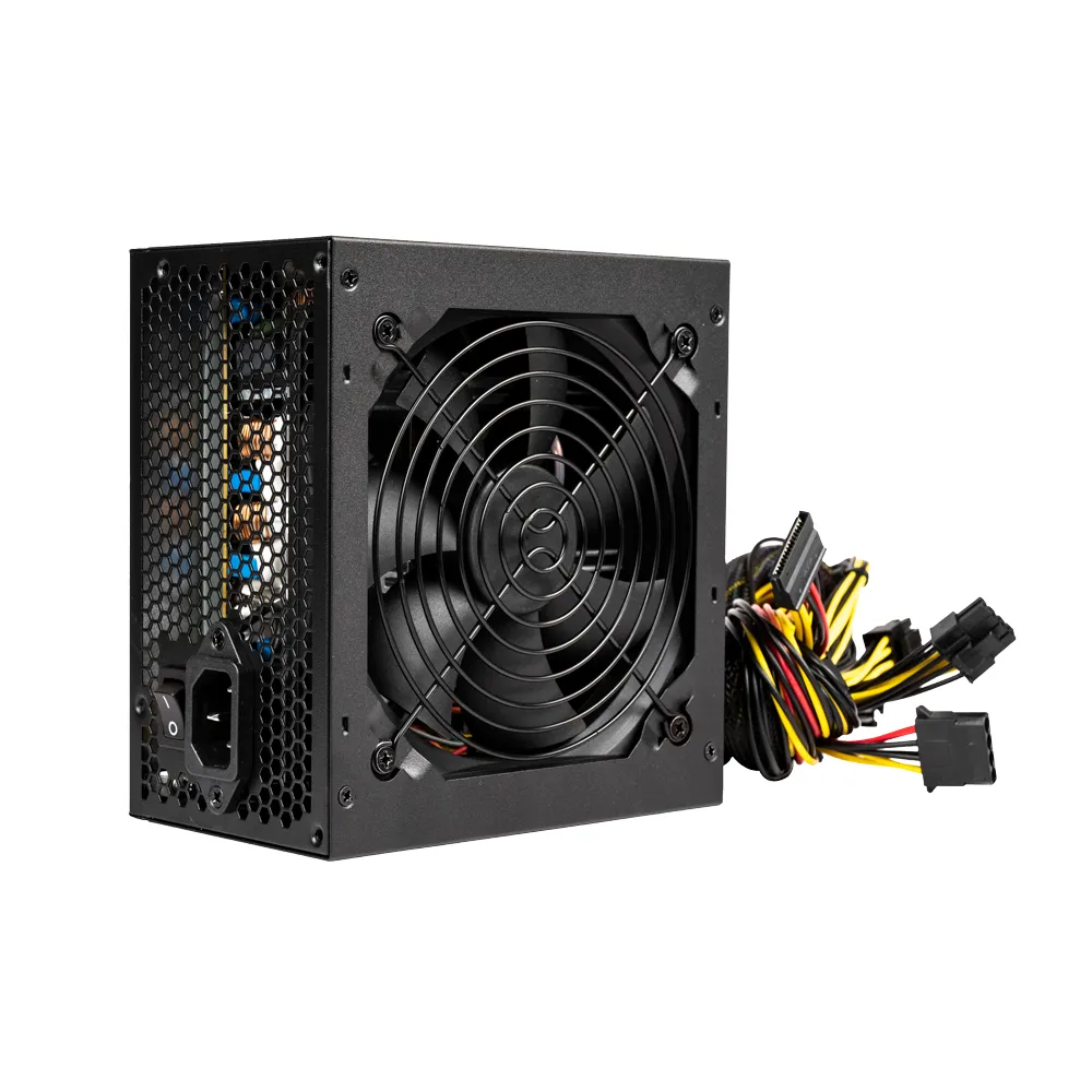 Блок питания PCCooler  700W, HW700-NP, Non Modular, 80+, КПД ≥80%, ATX, Fan 120mm, Черный, HW700-NP — фото 4
