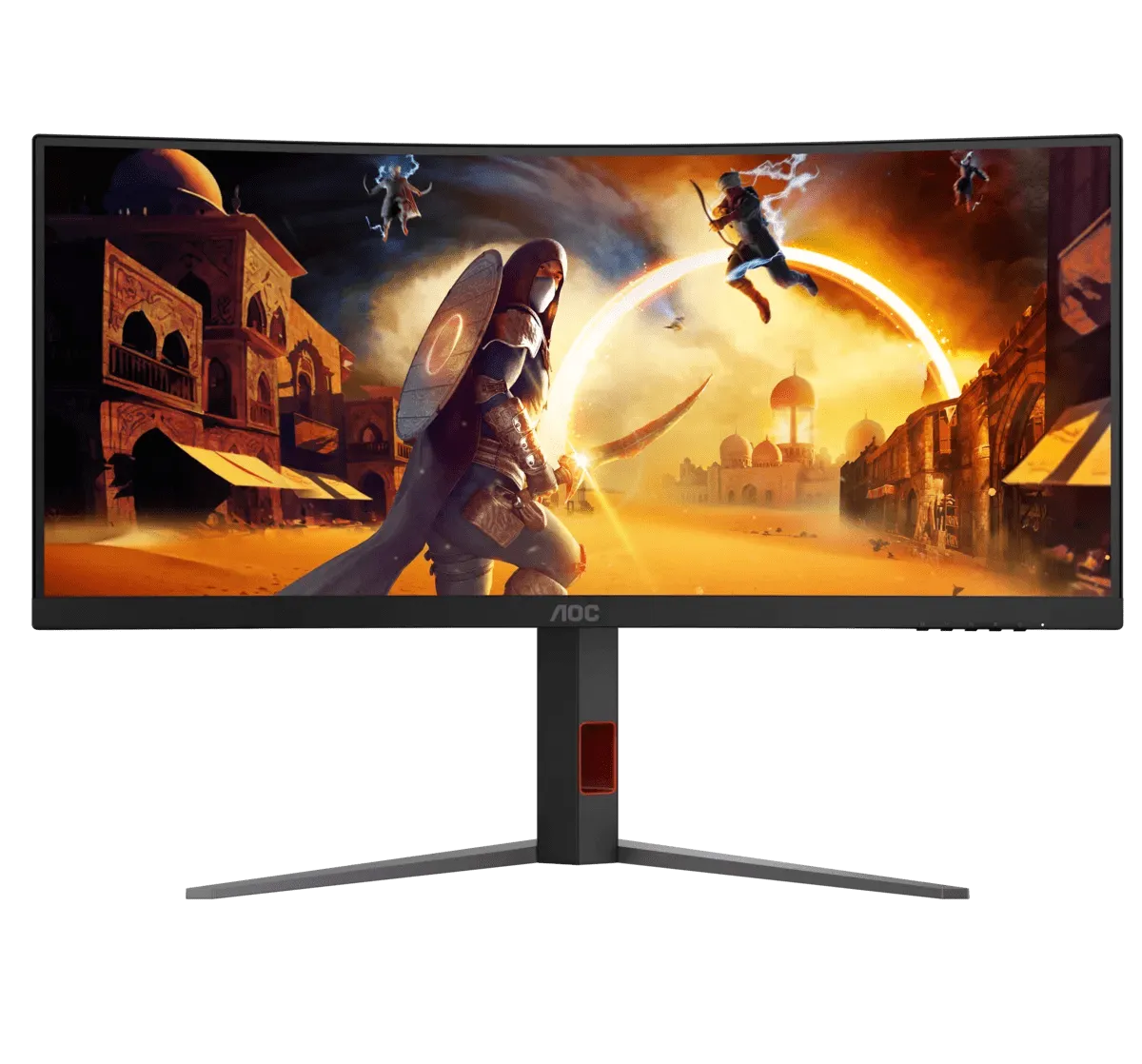 Монитор Игровой 34" AOC CU34G4Z/01/00 VA 3440x1440 240Hz 1ms 400cd/m2 Curved 1500R 2xHDMI 1xDP