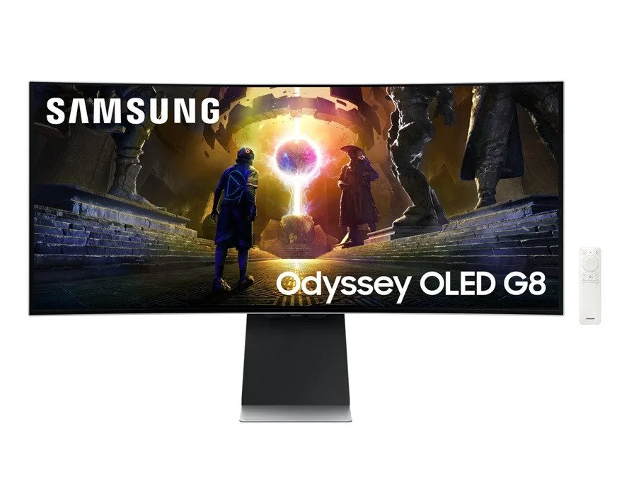Монитор 34" SAMSUNG LS34DG852SIXCI OLED 3440x1440 175Hz 0.03мс 250кд/м2 Curved 2xDMI 1xDP 2xUSB3.0