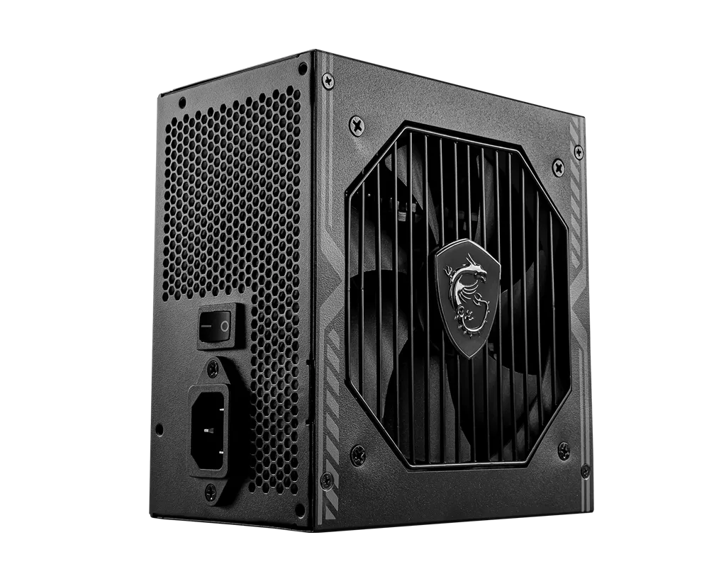 Блок питания MSI  550W, MAG A550BN, Non Modular, ATX, 80+ BRONZE, КПД >85%, Fan 120mm, Черный — фото 2