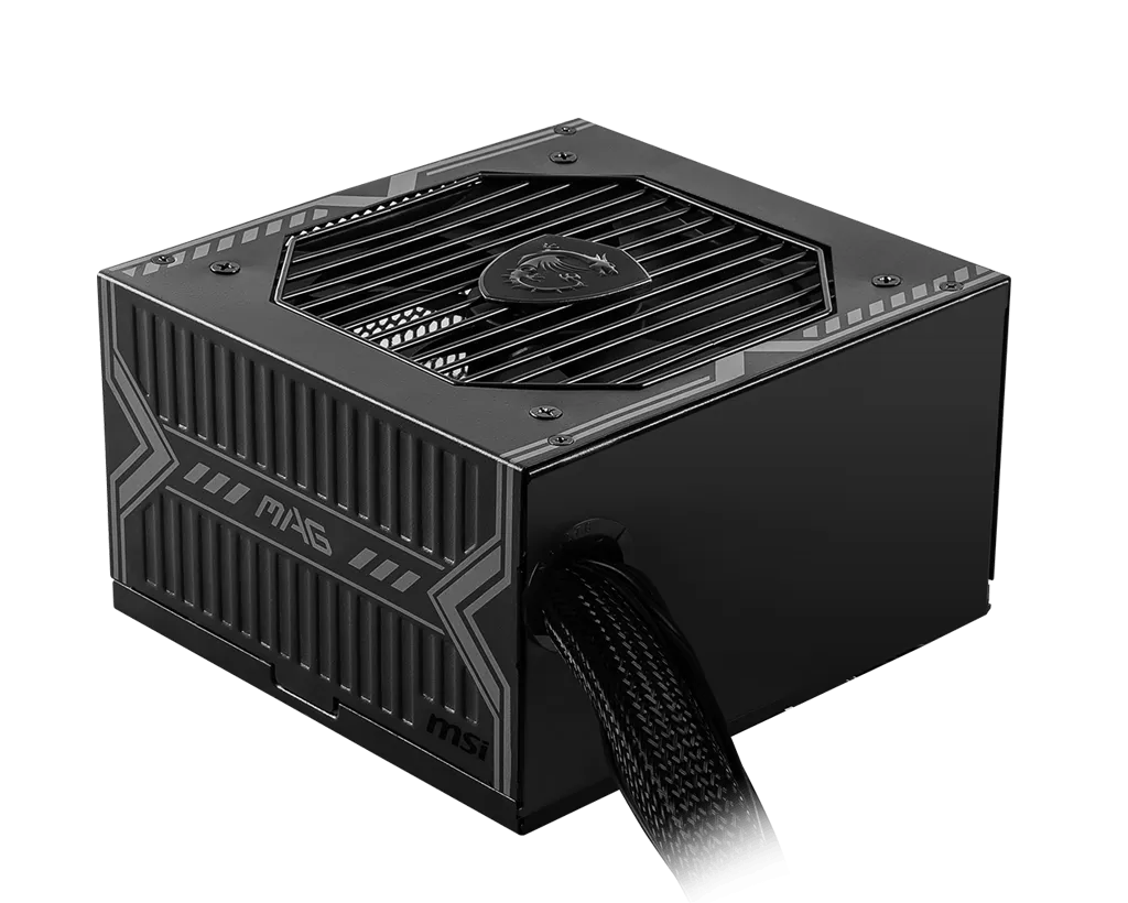 Блок питания MSI  550W, MAG A550BN, Non Modular, ATX, 80+ BRONZE, КПД >85%, Fan 120mm, Черный — фото 4