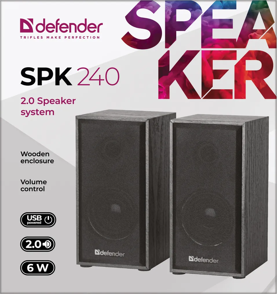 Колонки стерео Defender SPK-240 USB, НОВИНКА! — фото 7