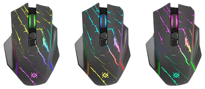 Мышь беспроводная игровая Defender Uran GM-503, RGB, 7кнопок,3200dpi — фото 3