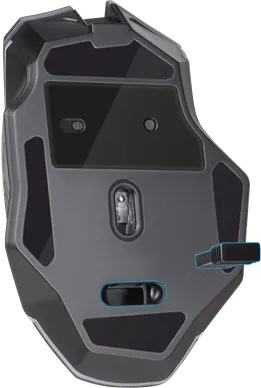 Мышь беспроводная игровая Defender Uran GM-503, RGB, 7кнопок,3200dpi — фото 7