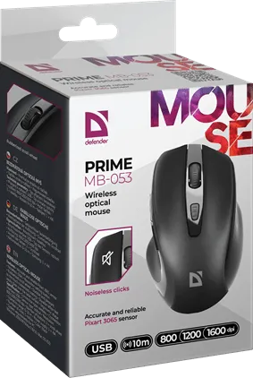Мышь беспроводная Defender Prime MB-053 черный — фото 7