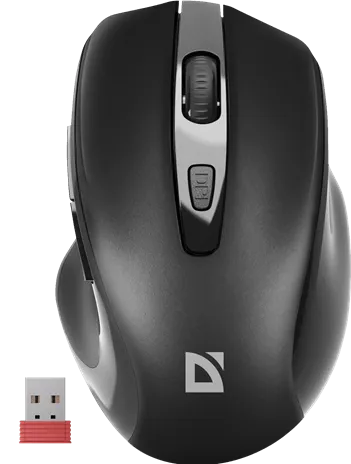 Мышь беспроводная Defender Prime MB-053 черный