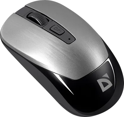 Мышь беспроводная Defender Wave MM-995 серый