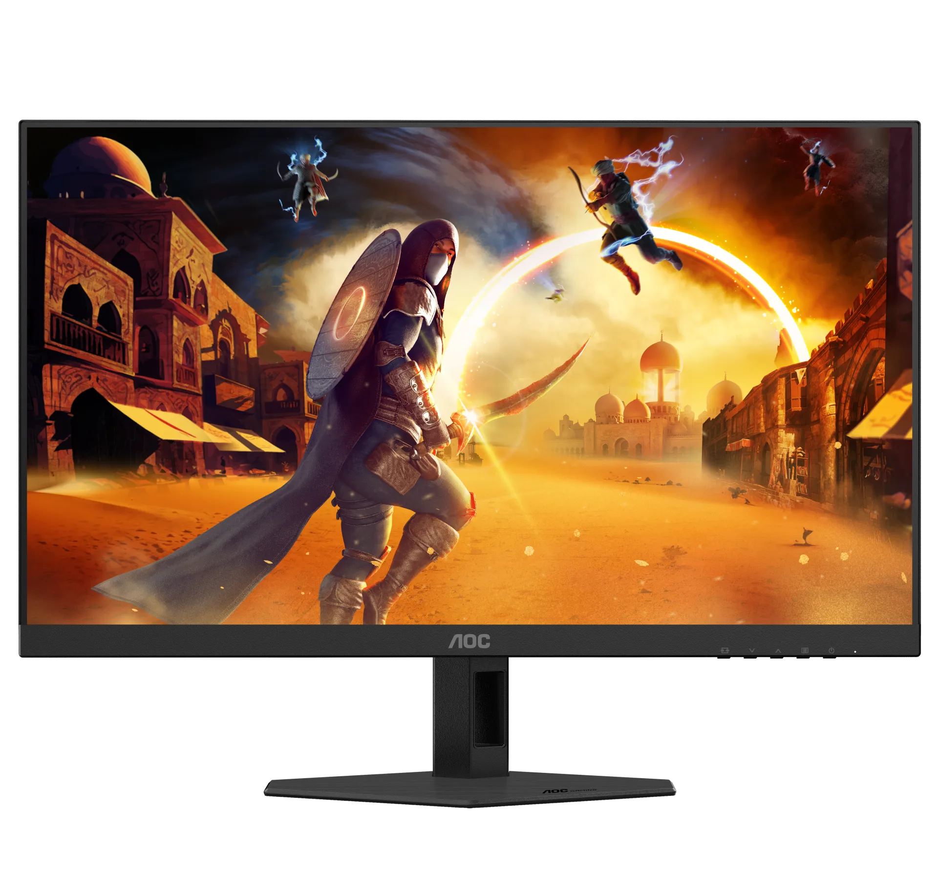 Монитор Игровой 27" AOC 27G4HRE/01 IPS 1920x1080 200Hz 0.5ms 300cd/m 1000:1 2xHDMI DP 2x2W Черный