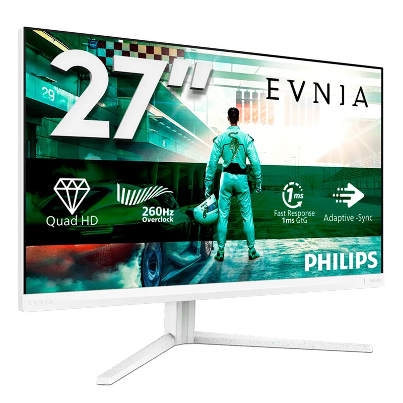 Монитор 27" PHILIPS 27M2N3501PA/01 IPS 2560x1440 260Hz 1мс 300кд/м 1000:1 2xHDMI DP 2x2W Белый — фото 2