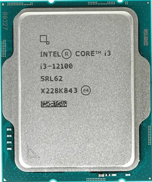 CPU Intel Core i3-12100 3.3/4.3GHz (4.3GHz) 4/8 Alder Lake UHD-графика Intel® 730 60W FCLGA1700 OEM — фото 1