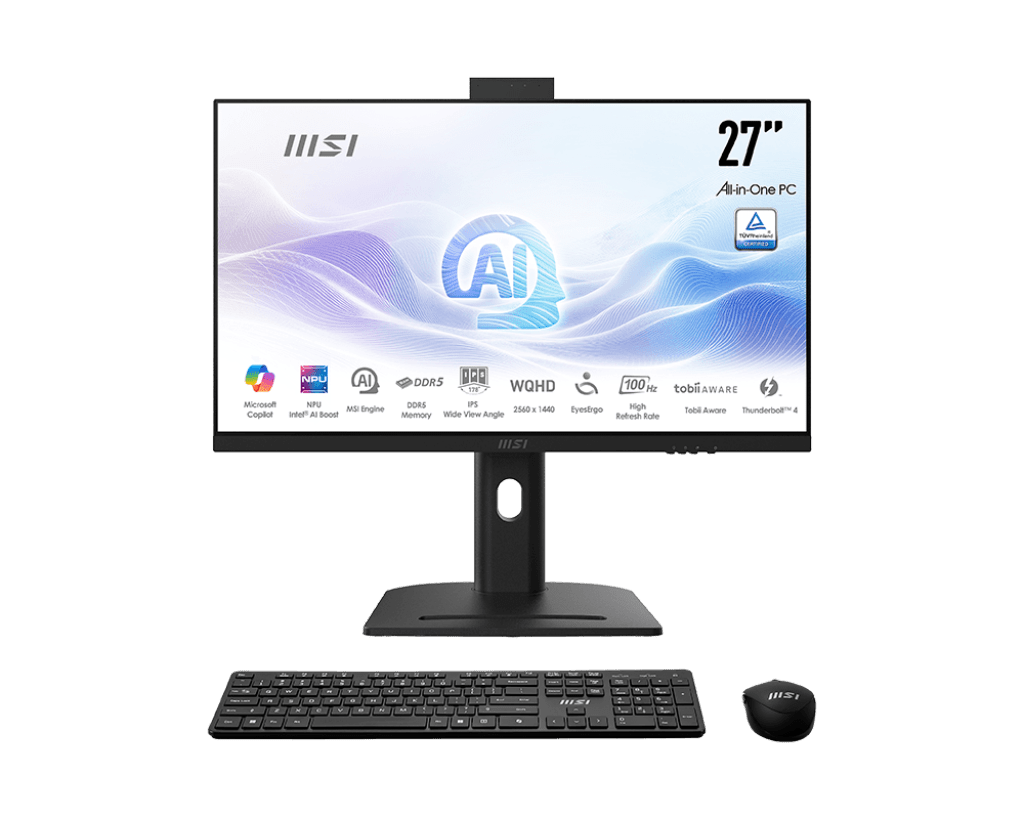 Моноблок MSI Modern AM273QP AI 1UM 27'' WQHD, Ultra 7 155U, 16Gb, 1Tb, Non-OS, Черный 1UM-003XRU