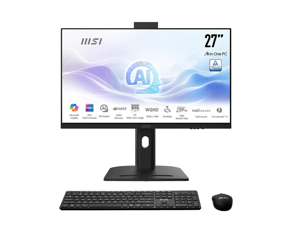 Моноблок MSI Modern AM273QP AI 1UM 27'' WQHD, Ultra 7 155U, 16Gb, 1Tb, Non-OS, Черный 1UM-003XRU