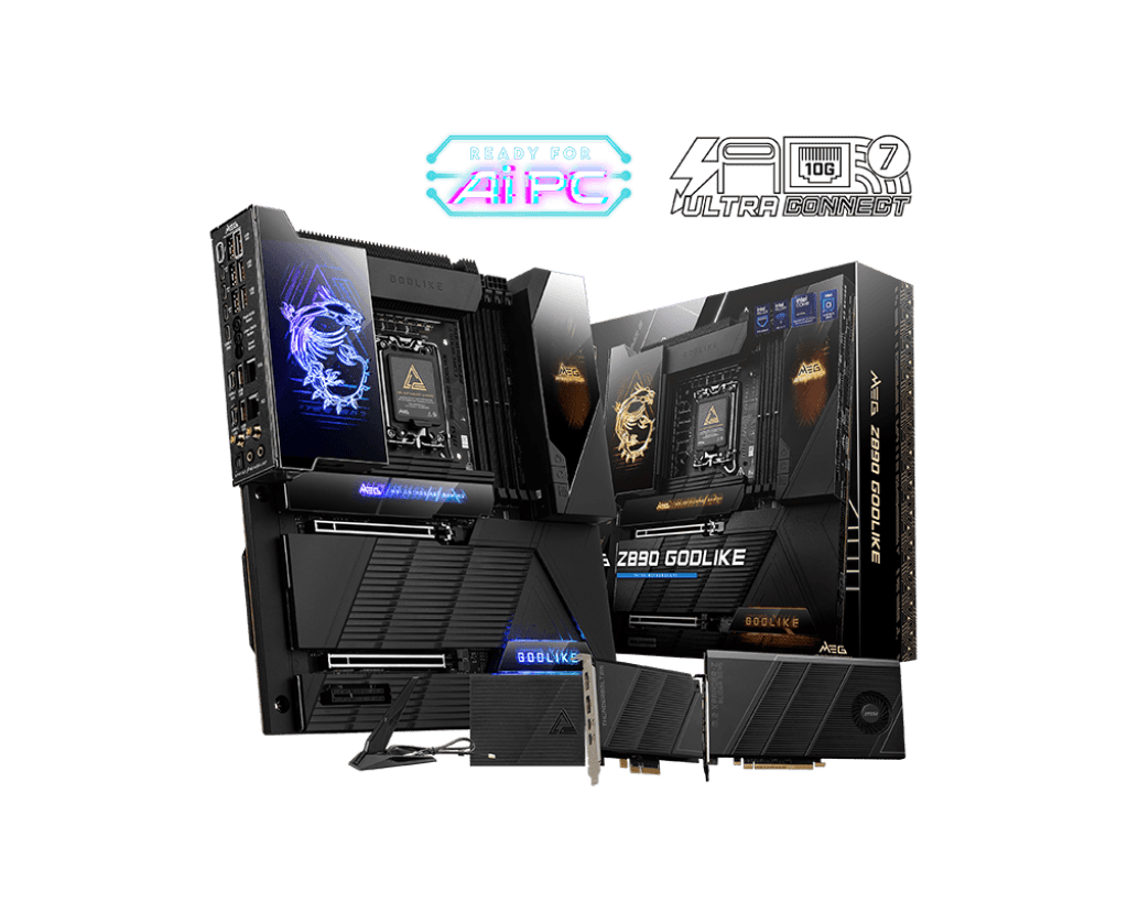 Материнская плата MSI MEG Z890 GODLIKE LGA1851 4xDDR5 4xSATA 8xM.2 USB-A 6xType-C E-ATX