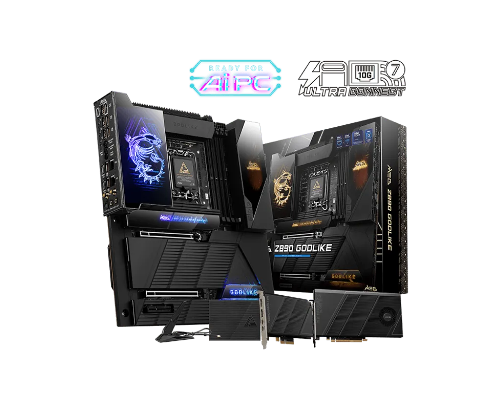 Материнская плата MSI MEG Z890 GODLIKE LGA1851 4xDDR5 4xSATA 8xM.2 USB-A 6xType-C E-ATX