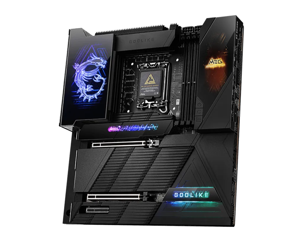 Материнская плата MSI MEG Z890 GODLIKE LGA1851 4xDDR5 4xSATA 8xM.2 USB-A 6xType-C E-ATX — фото 3